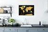 MuchoWow® Poster Weltkarte - Gold - Schwarz - Luxus 60x40 Produktbild-Vorschau 3