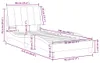 VidaXL 3207825, Šedá, 95 cm, 2,18 m, 74,5 cm, 900 x 2000 Náhľad obrázku produktu 7
