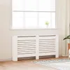 vidaXL Kryt radiátora biely 172 × 19 × 81,5 cm MDF Náhľad obrázku produktu 2