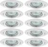 10 x Inbouwspots, model AXEL 2115, wit, rond, max. 35W, Productafbeelding-voorbeeld 1