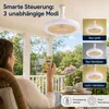ventilatore da soffitto 30W con illuminazione e Anteprima dell’immagine prodotto 8