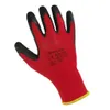 Polyester-Latex-Handschuhe Gnylex (Rtela) Rot-Schwarz Produktbild-Vorschau 8