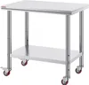 Arbeitstisch 91 x 60 x 82 cm Edelstahl Catering Produktbild-Vorschau 9