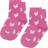 WERI SPEZIALS Mädchen Basicsocken 2er Pack Schmetterlinge Produktbild-Vorschau 1