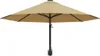 Parasol ścienny na metalowym słupku, 300 cm, kolor taupe Podgląd zdjęcia produktu 4