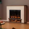 Garlivo Elektrokamin 'CATANIA Weiss/ Wenge' | LED Produktbild-Vorschau 2