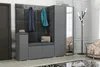 Garderobe LUTON 8 ANTHRACITE 16 - Farbe: anthrazit, moderne Produktbild-Vorschau 2