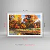 Gerahmtes Poster - Weißer Rahmen - Park Herbst Wasser - Produktbild-Vorschau 5