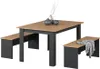 Ensemble de table à manger Vicco Sentio Anthracite/chêne Voir les images du produit 4