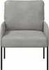 vidaXL Sofas mit Kissen 55cm Hellgrau Sperrholz Produktbild-Vorschau 4