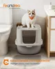 Feandrea Katzenklo groß XXL, Katzentoilette mit Deckel, mit Produktbild-Vorschau 2