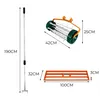 Rasenrakel und rollender Rasenlüfter I 3.8cm Spitzen I Produktbild-Vorschau 6