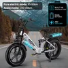 Elektrofahrrad, 250W E-Bike mit 2*18Ah herausnehmbarem Produktbild-Vorschau 16