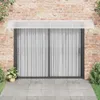 vidaXL Dveřní stříška šedá 350 x 100 cm polykarbonátová Náhled obrázku produktu 3