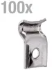 Alberts 100x Spanndrahthalter Edelstahl ohne Schraube 26 mm Produktbild-Vorschau 1
