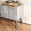 Close-up of a modern media console with a turntable on top. Podgląd zdjęcia produktu
