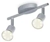 B.K.Licht LUNIS 2 LED Deckenleuchte 2-flammig GU10 2x3W Produktbild-Vorschau 1
