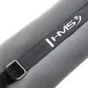 A close-up view of a gray fabric product with a black strap and a silver buckle. The strap has white text and a logo. Produktbild-Vorschau