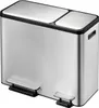 EKO - EcoCasa Recycler Treteimer 30+15 Liter - Stainless Produktbild-Vorschau 2