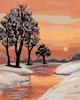 Zuty - Malen nach Zahlen - BACH UND WINTERLANDSCHAFT, 40x50 Produktbild-Vorschau 1