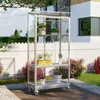 Vitavia Balkon- und Anlehn-Gewächshaus "Stad" aluminium Produktbild-Vorschau 4