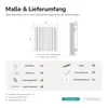 EMKE Grzejnik poziomy, panelowy 630x620mm biały Podgląd zdjęcia produktu 7