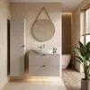 RODAN | Mobile bagno alto - 35/136/27 CM - Beige opaco - Anteprima dell’immagine prodotto 2