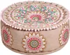 Pouf rotondo per seduta in cotone Badar -1- ø 50cm rotondo Anteprima dell’immagine prodotto 2