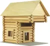 A wooden log cabin model kit. Anteprima dell’immagine prodotto
