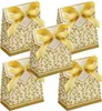 50 Stück Süßigkeiten Geschenkboxen, Golden Papier Produktbild-Vorschau 1