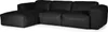 home24 3-Sitzer Ecksofa mit Longchair Produktbild-Vorschau 1