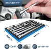HASKYY 23 tlg Steckschlüssel Verlängerung Satz 1/4" 3/8" Produktbild-Vorschau 7