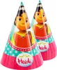 Heidi Partyhüte, 10 Stück, runde Papphütchen aus Produktbild-Vorschau 1