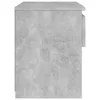 vidaXL Noční stolek Concrete Grey 40x30x39 cm Dřevěný Náhled obrázku produktu 4