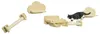 PawHut Katten Klimrek - Set met 2 krabpalen, 2 plateaus en Productafbeelding-voorbeeld 1