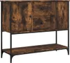 vidaXL Příborník kouřový dub 100x36x85 cm odvozený výrobek Náhled obrázku produktu 2