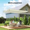 Outsunny Toile de toit de rechange pour pergola toile de Voir les images du produit 2