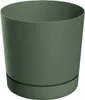 Vaso rotondo Tubo 11 cm verde Anteprima dell’immagine prodotto 5