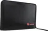 A black fireproof document bag is shown against a white background. Produktbild-Vorschau
