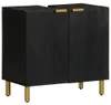 vidaXL Vanity unit black 62x33x58 cm materiál na báze dreva Náhľad obrázku produktu 8