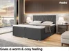 MEBLINI Boxspringbett mit Bettkasten - Gepolstert Produktbild-Vorschau 4