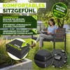 Panchina da giardino tillvex® resistente alle intemperie, Anteprima dell’immagine prodotto 3