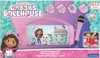 The image shows the retail packaging for a Gabby's Dollhouse wireless speaker with a microphone. Voir les images du produit