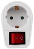 Steckdosenadapter McPower mit Schalter, 230V/3500W, Produktbild-Vorschau 3