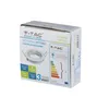 A white cardboard box with product information and branding for a V-TAC spotlight fitting. Voir les images du produit