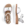 Rieker Damen-Sandalette Silber-Weiß, Farbe:multicolor, EU Produktbild-Vorschau 14