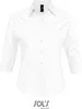 A studio shot of a white women's blouse. Produktbild-Vorschau
