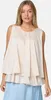 PM SELECTED Elegantes Sleeveless Satin Overlay Damen Sommer Produktbild-Vorschau 1