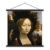 MuchoWow® Textilposter Ginevra de' Benci - Leonardo da Produktbild-Vorschau 1