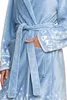 Moraj | Damen Morgenmantel Kurz mit Kapuze | Warmer Fleece Produktbild-Vorschau 5